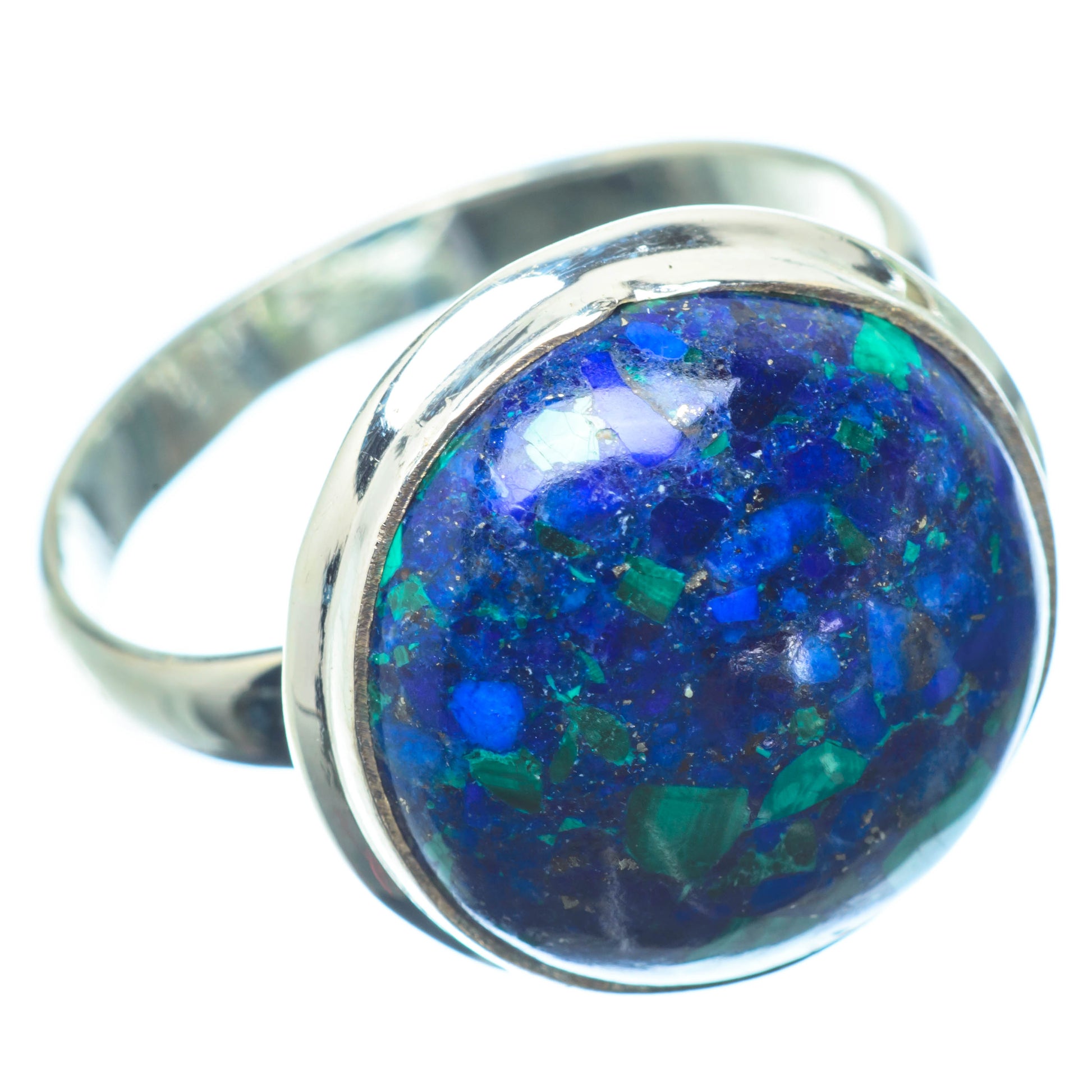 Azurite Rings handcrafted by Ana Silver Co - RING27082