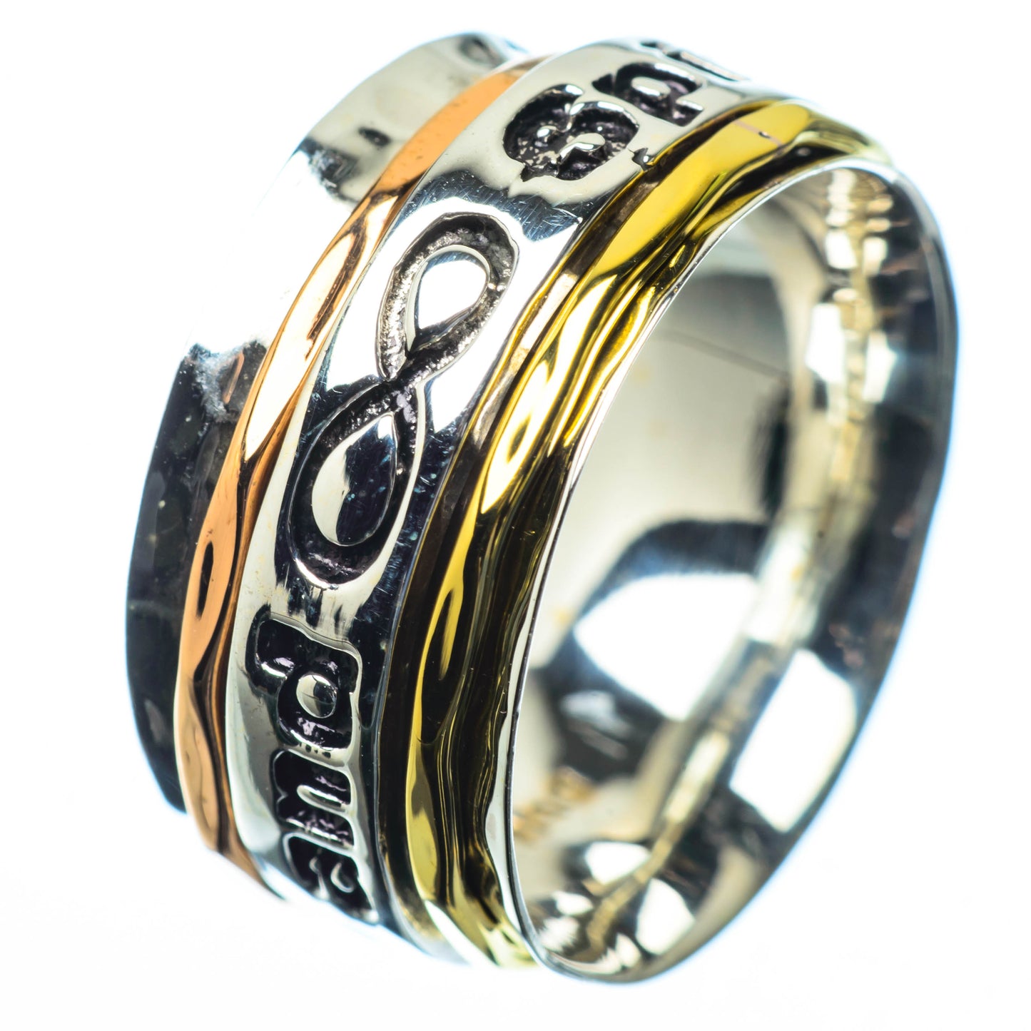 Meditation Spinner Rings handcrafted by Ana Silver Co - RING27120