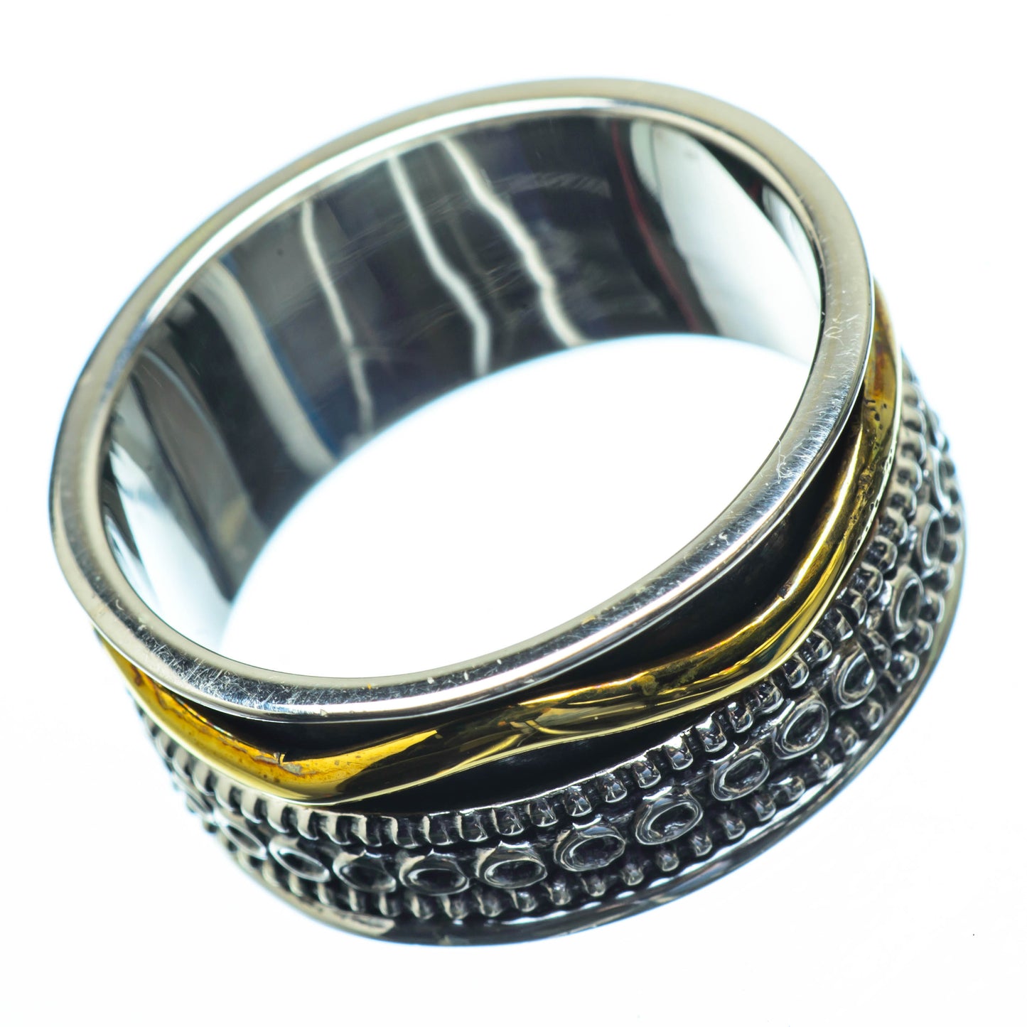 Meditation Spinner Rings handcrafted by Ana Silver Co - RING27153