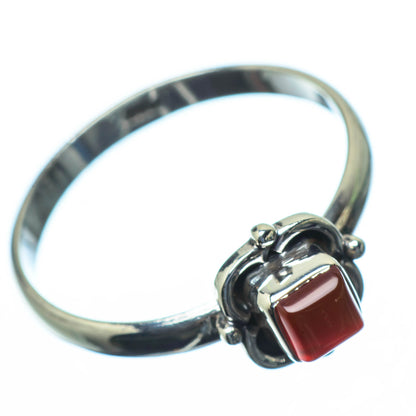 Red Onyx Rings handcrafted by Ana Silver Co - RING27175