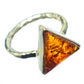 Baltic Amber Rings handcrafted by Ana Silver Co - RING27276