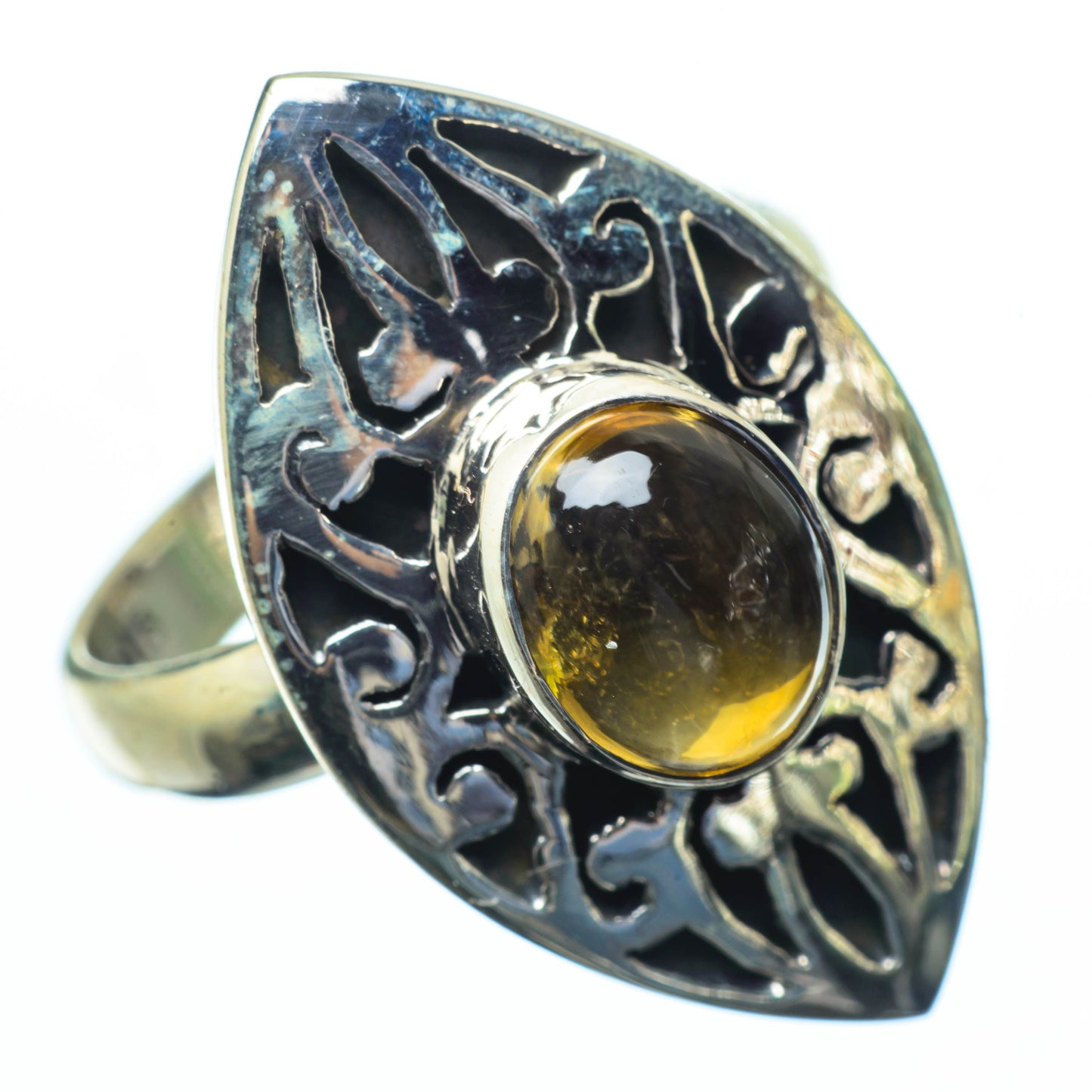 Citrine Rings handcrafted by Ana Silver Co - RING27354