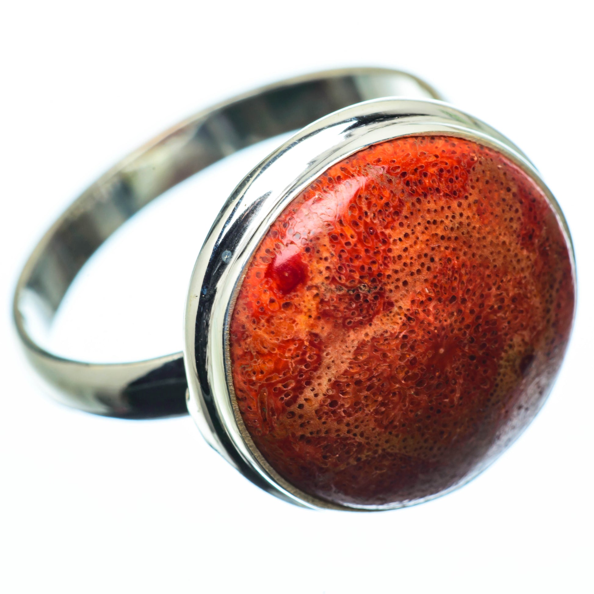 Sponge Coral Rings handcrafted by Ana Silver Co - RING27476