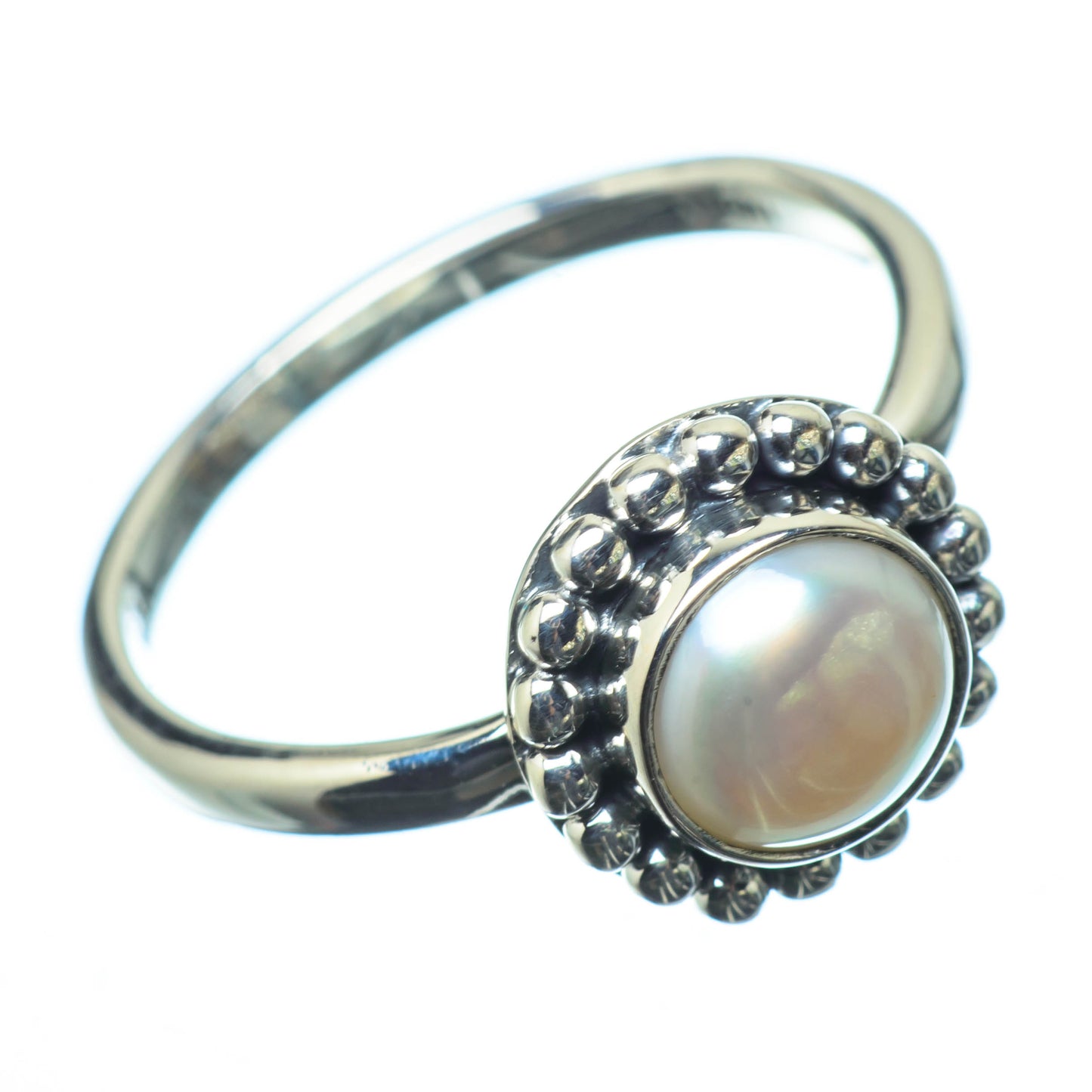 Cultured Pearl Rings handcrafted by Ana Silver Co - RING27588
