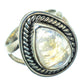 Rainbow Moonstone Rings handcrafted by Ana Silver Co - RING27673