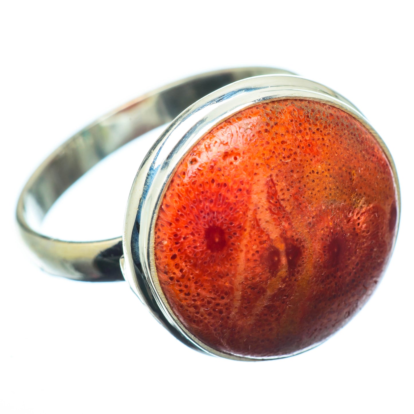 Sponge Coral Rings handcrafted by Ana Silver Co - RING27773