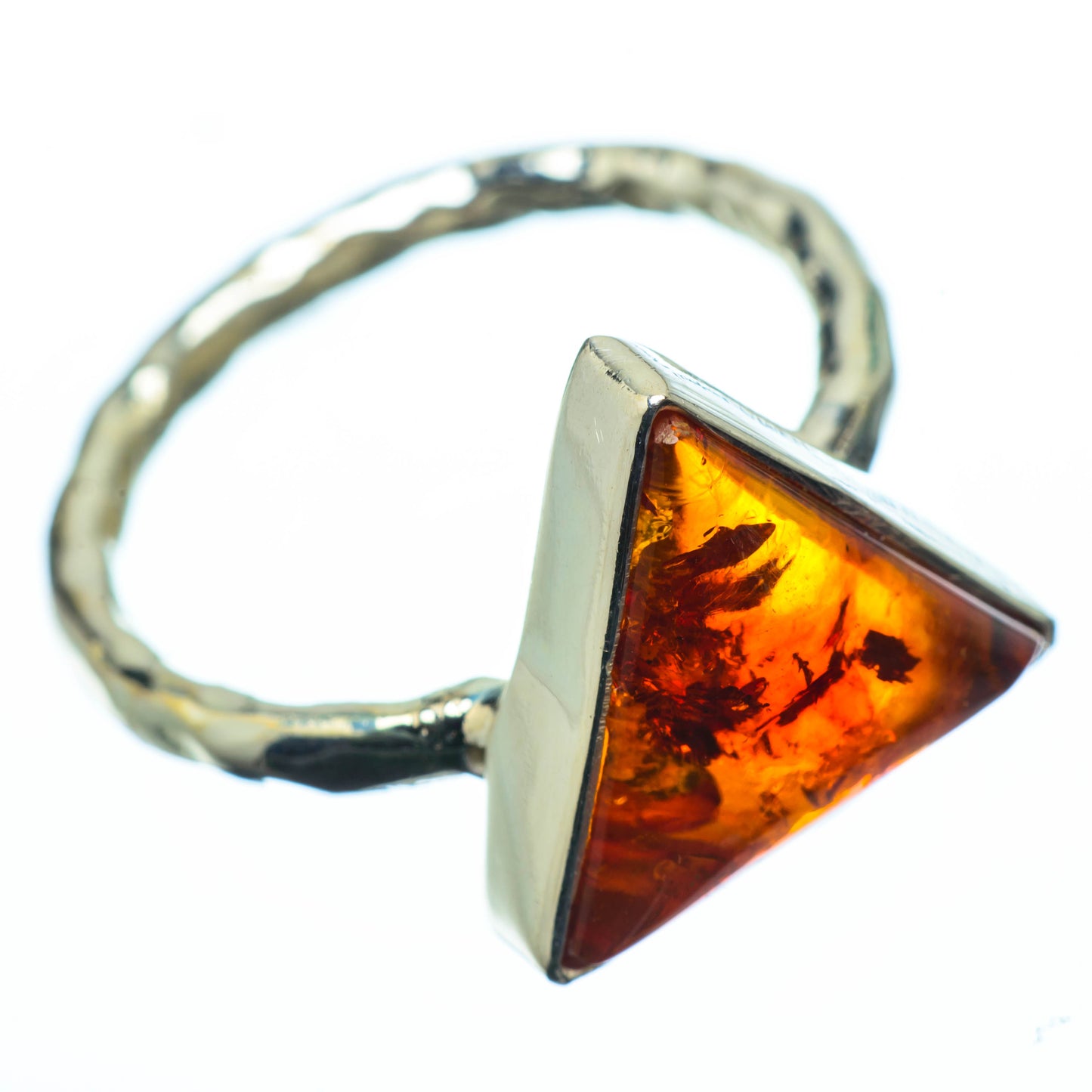 Baltic Amber Rings handcrafted by Ana Silver Co - RING27916