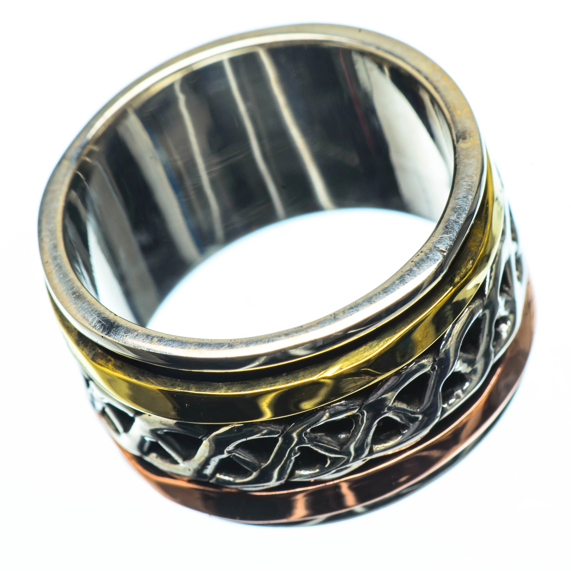 Meditation Spinner Rings handcrafted by Ana Silver Co - RING27973