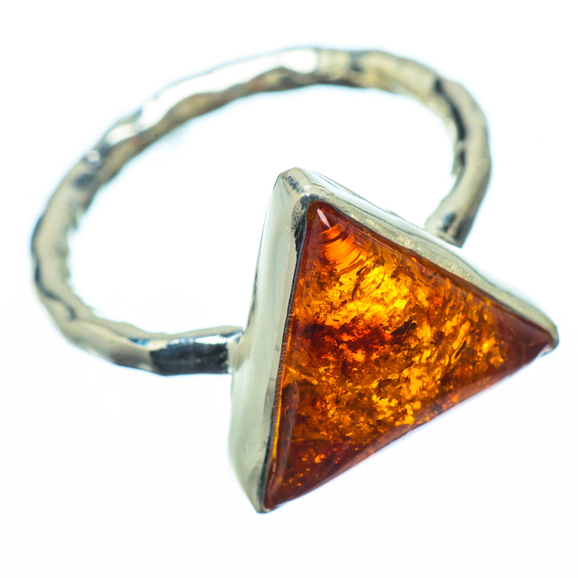 Baltic Amber Rings handcrafted by Ana Silver Co - RING28008