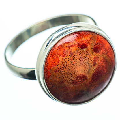 Sponge Coral Rings handcrafted by Ana Silver Co - RING28213