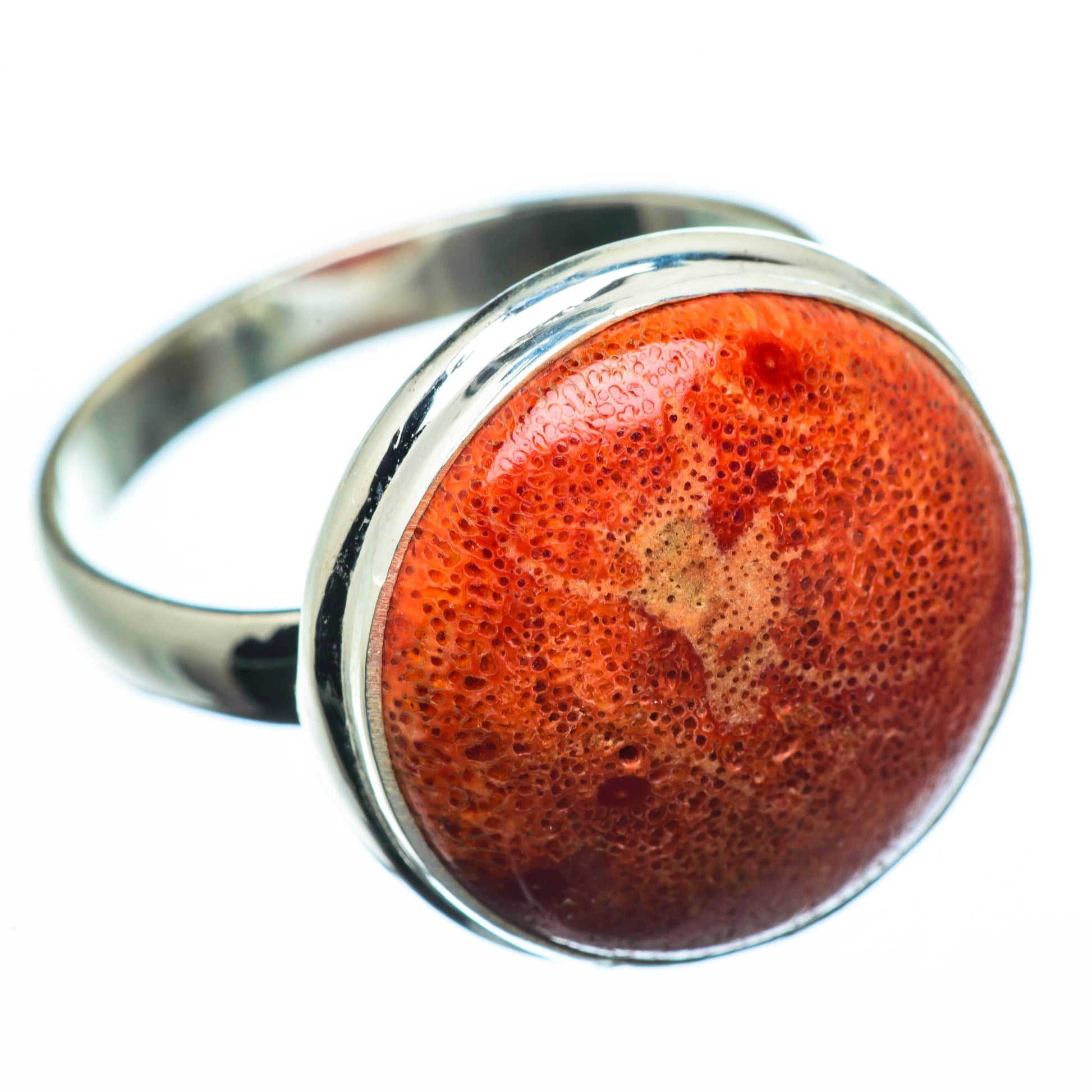 Sponge Coral Rings handcrafted by Ana Silver Co - RING28266