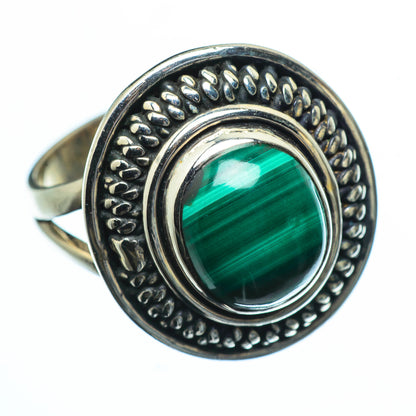 Malachite Rings handcrafted by Ana Silver Co - RING28389