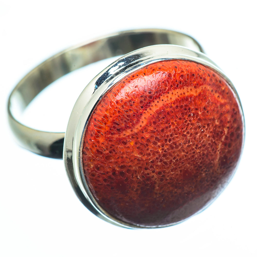 Sponge Coral Rings handcrafted by Ana Silver Co - RING28488