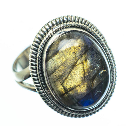 Labradorite Rings handcrafted by Ana Silver Co - RING28577