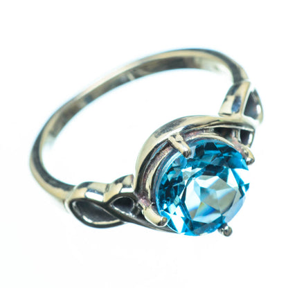 Blue Topaz Rings handcrafted by Ana Silver Co - RING28810
