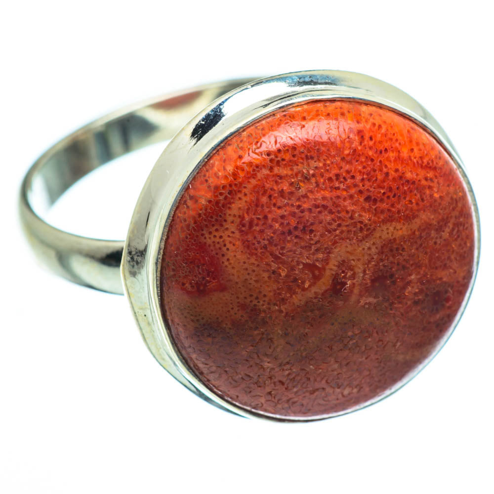 Sponge Coral Rings handcrafted by Ana Silver Co - RING29080