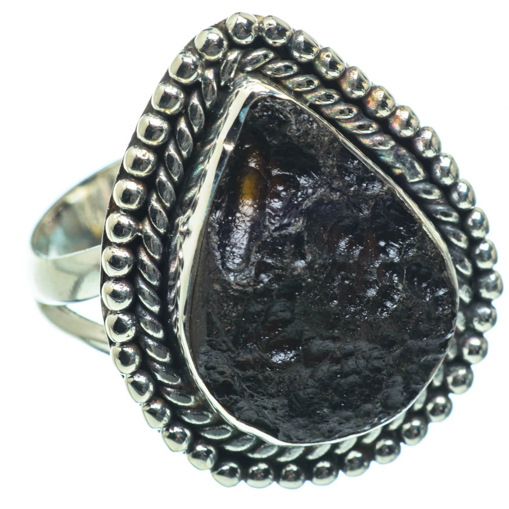 Tektite Rings handcrafted by Ana Silver Co - RING29239