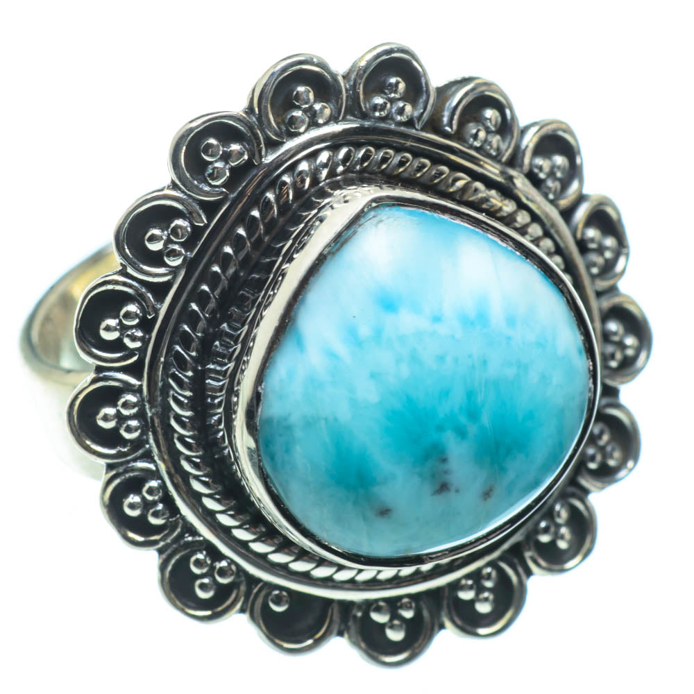 Larimar Rings handcrafted by Ana Silver Co - RING29307
