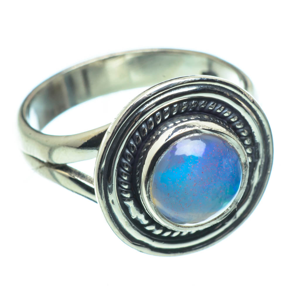 Ethiopian Opal Rings handcrafted by Ana Silver Co - RING29318