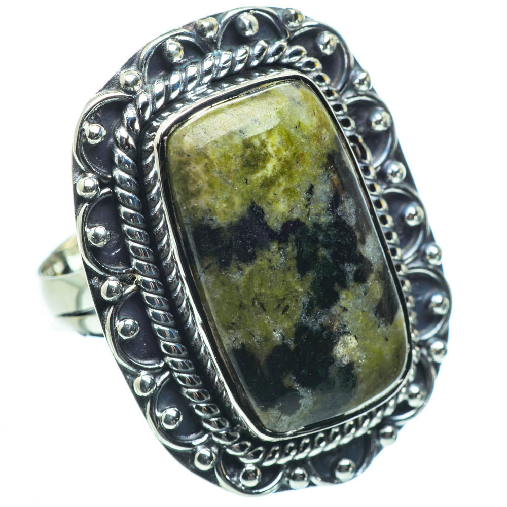 Serpentine Rings handcrafted by Ana Silver Co - RING29485