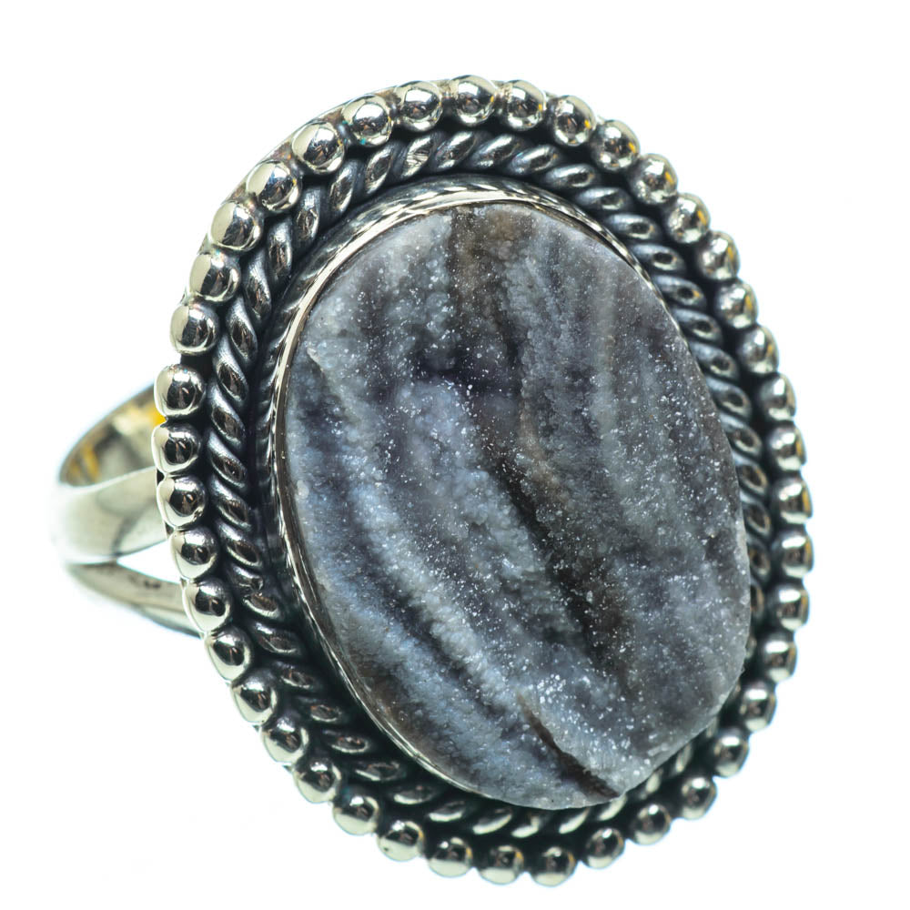 Desert Druzy Rings handcrafted by Ana Silver Co - RING29557