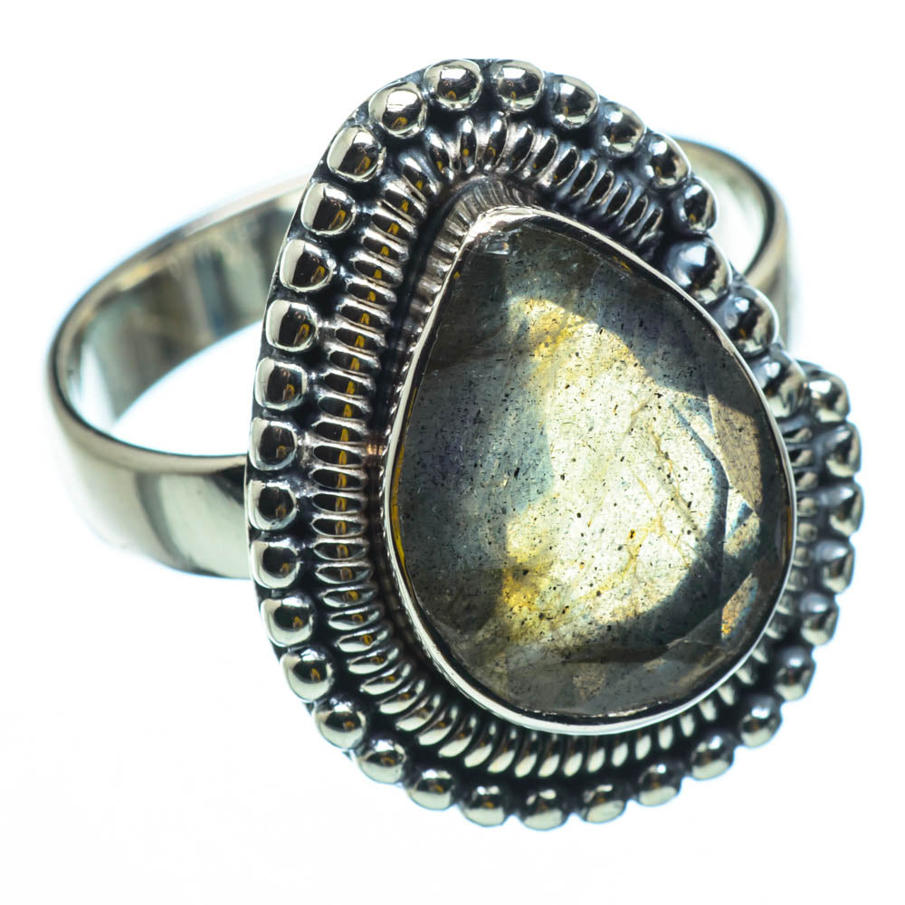 Labradorite Rings handcrafted by Ana Silver Co - RING29586