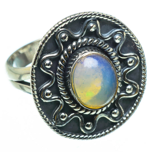 Ethiopian Opal Rings handcrafted by Ana Silver Co - RING29735