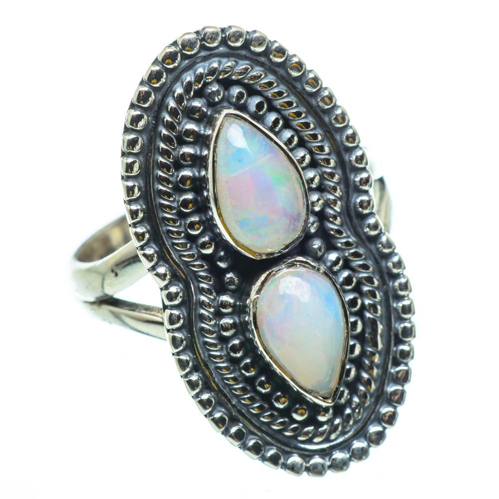 Ethiopian Opal Rings handcrafted by Ana Silver Co - RING29736