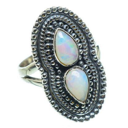 Ethiopian Opal Rings handcrafted by Ana Silver Co - RING29736
