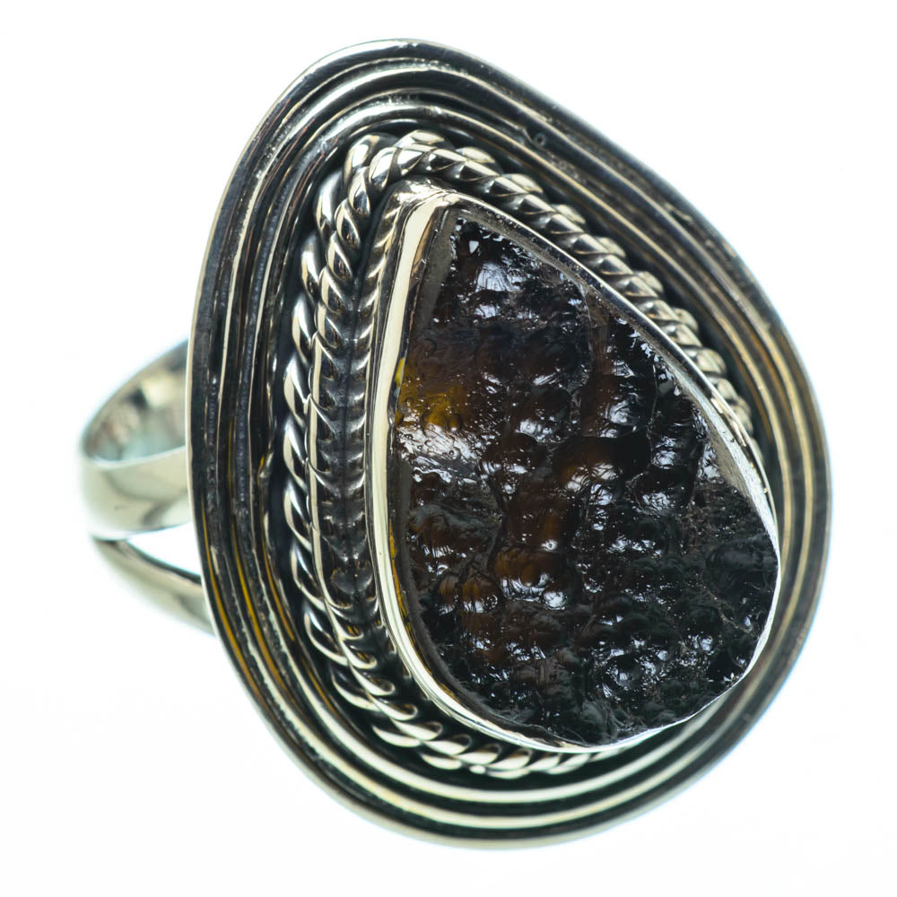 Tektite Rings handcrafted by Ana Silver Co - RING29751 - Photo 2
