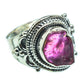 Pink Glass Rings handcrafted by Ana Silver Co - RING29767