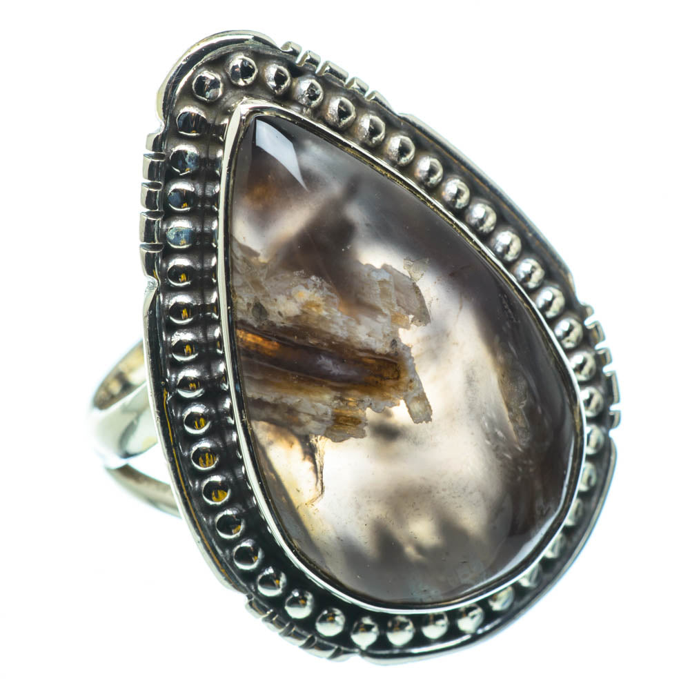 Turkish Tube Agate Rings handcrafted by Ana Silver Co - RING29830
