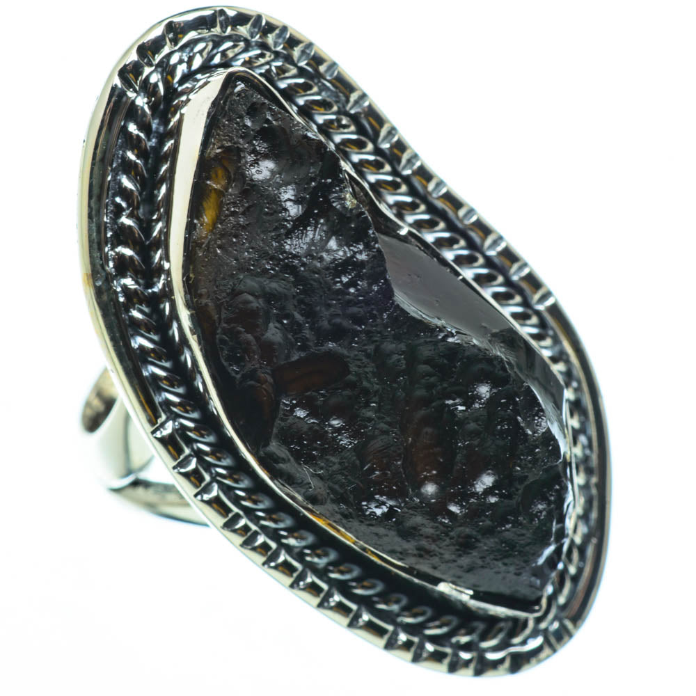 Tektite Rings handcrafted by Ana Silver Co - RING29845