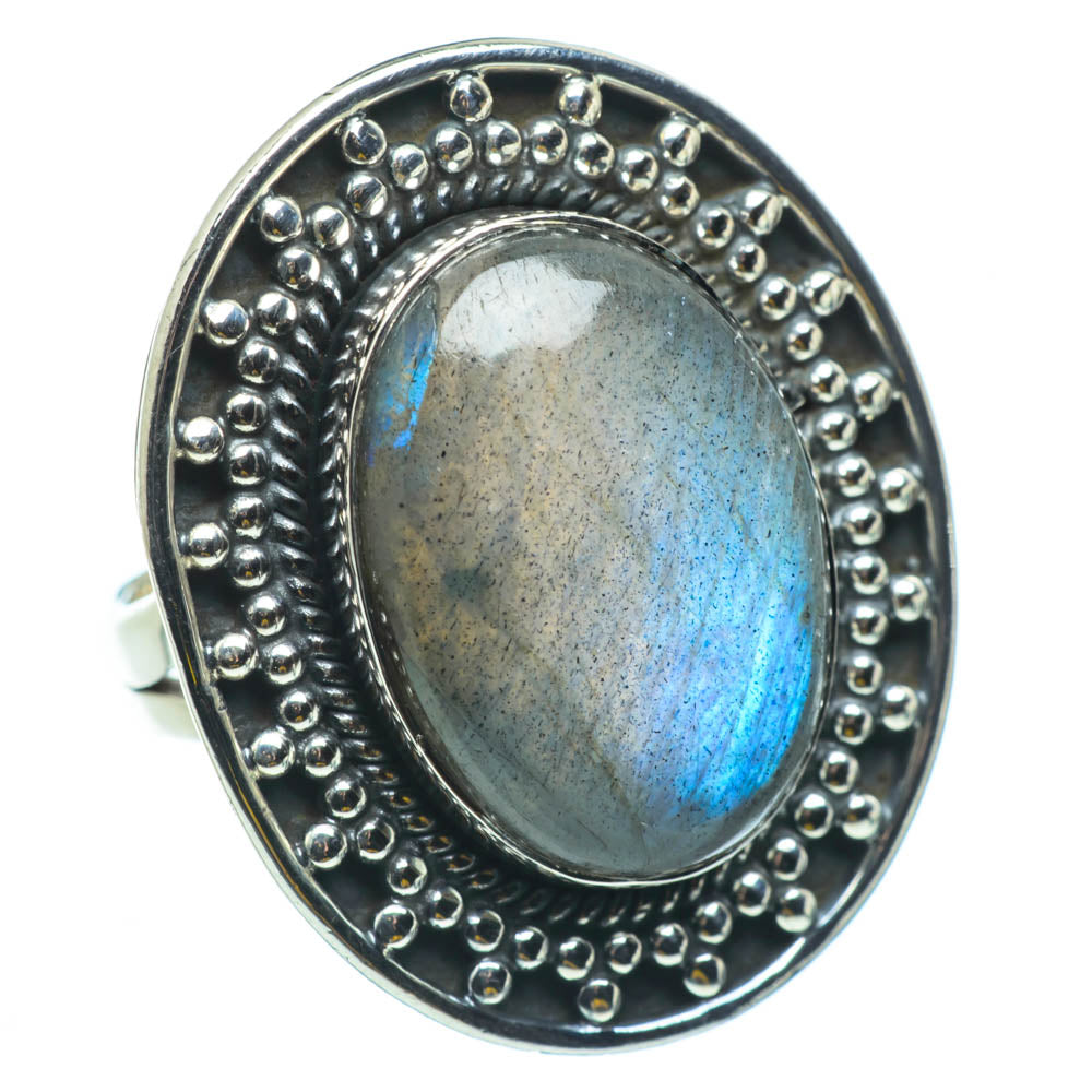 Labradorite Rings handcrafted by Ana Silver Co - RING29863