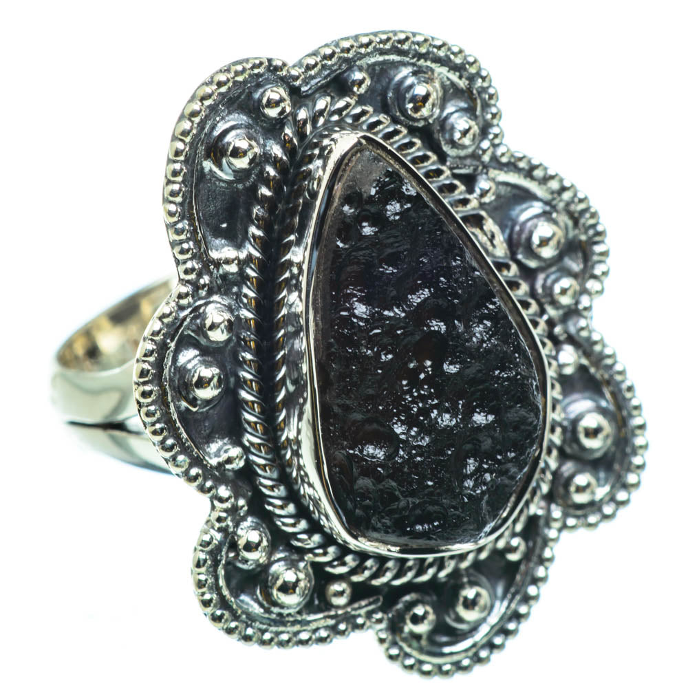 Tektite Rings handcrafted by Ana Silver Co - RING29982