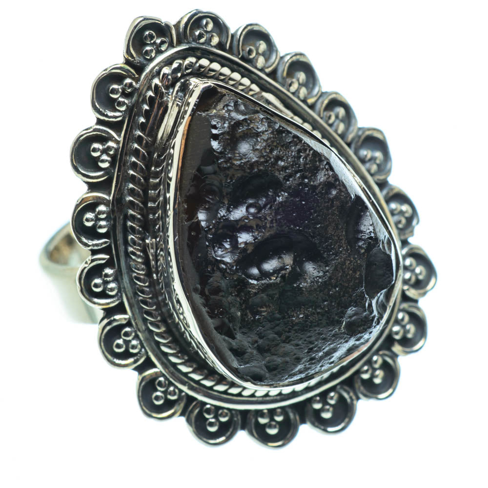 Tektite Rings handcrafted by Ana Silver Co - RING30217