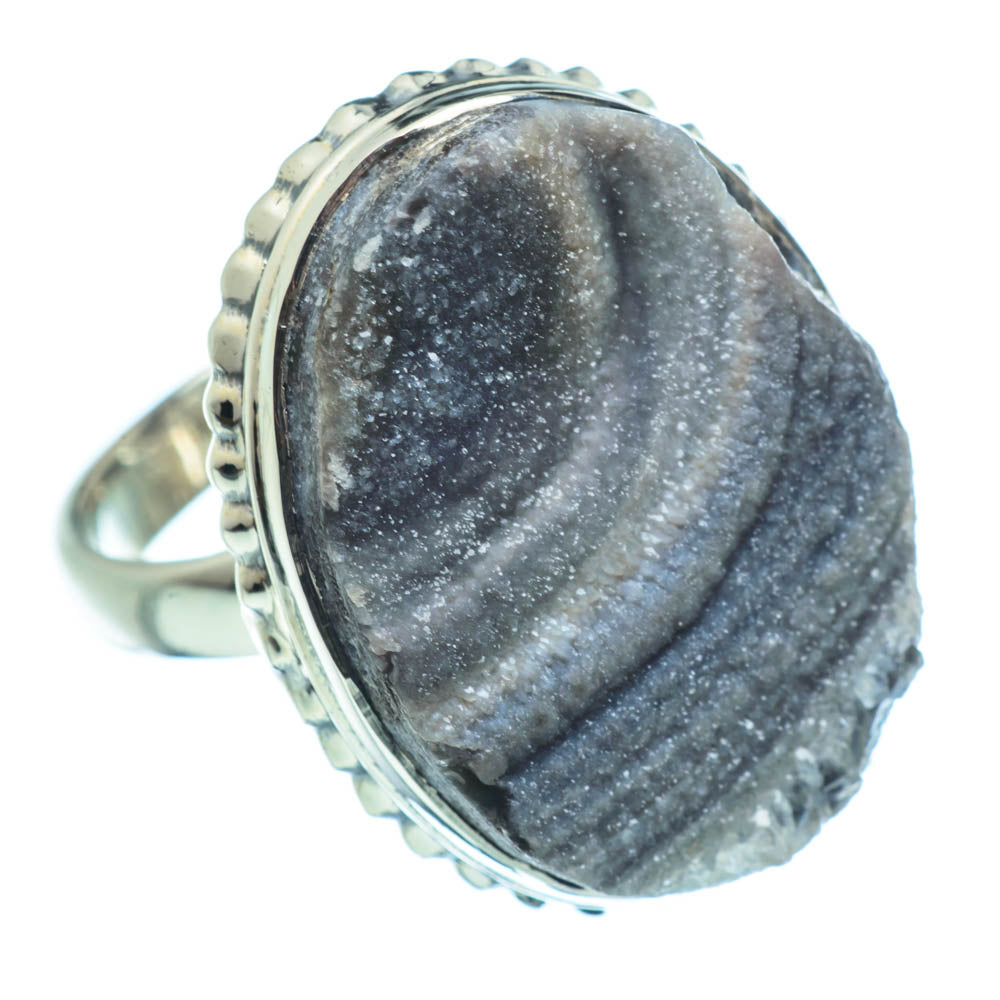 Desert Druzy Rings handcrafted by Ana Silver Co - RING30225