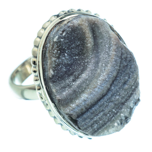 Desert Druzy Rings handcrafted by Ana Silver Co - RING30225