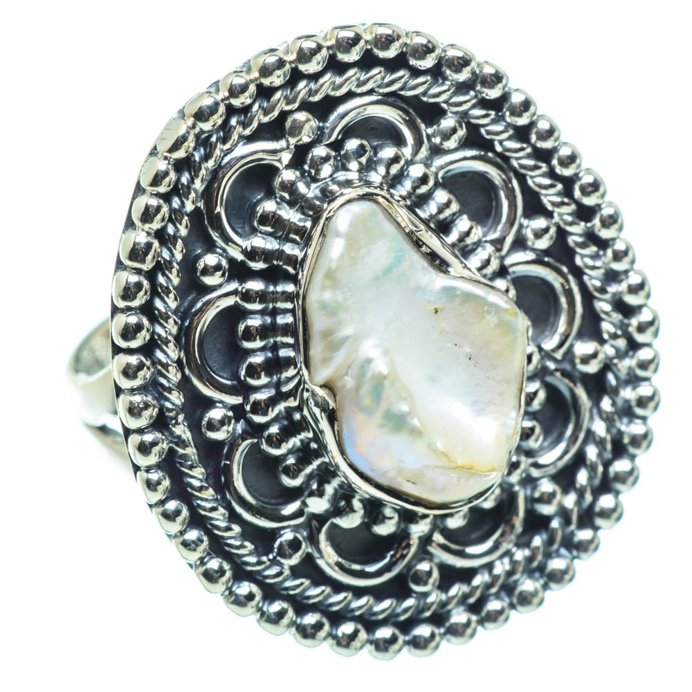 Mother Of Pearl Rings handcrafted by Ana Silver Co - RING30302