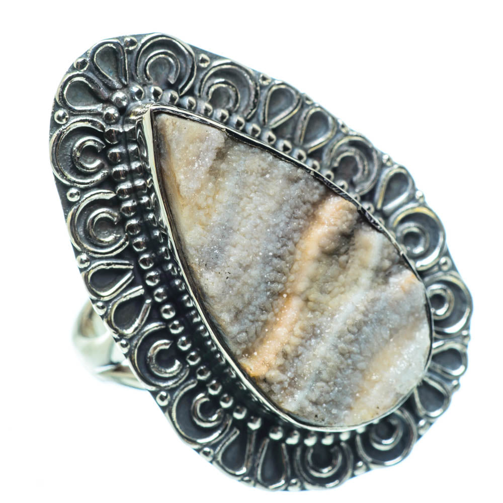 Desert Druzy Rings handcrafted by Ana Silver Co - RING30307