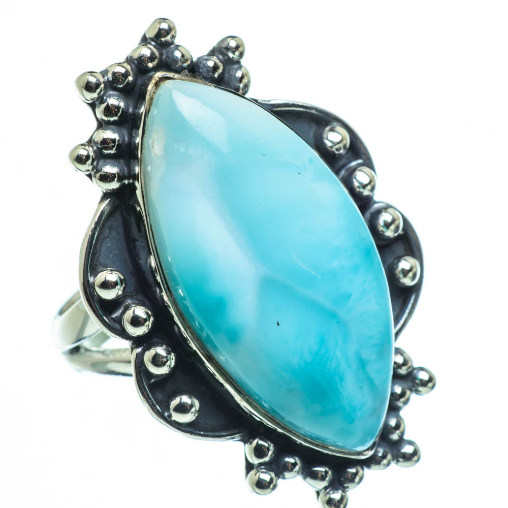Larimar Rings handcrafted by Ana Silver Co - RING30395
