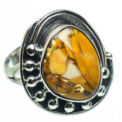 Brecciated Mookaite Rings handcrafted by Ana Silver Co - RING30431