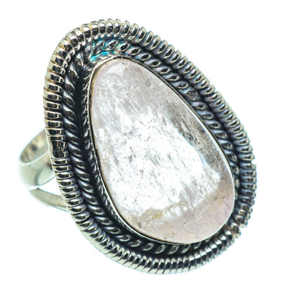 Rainbow Moonstone Rings handcrafted by Ana Silver Co - RING30509