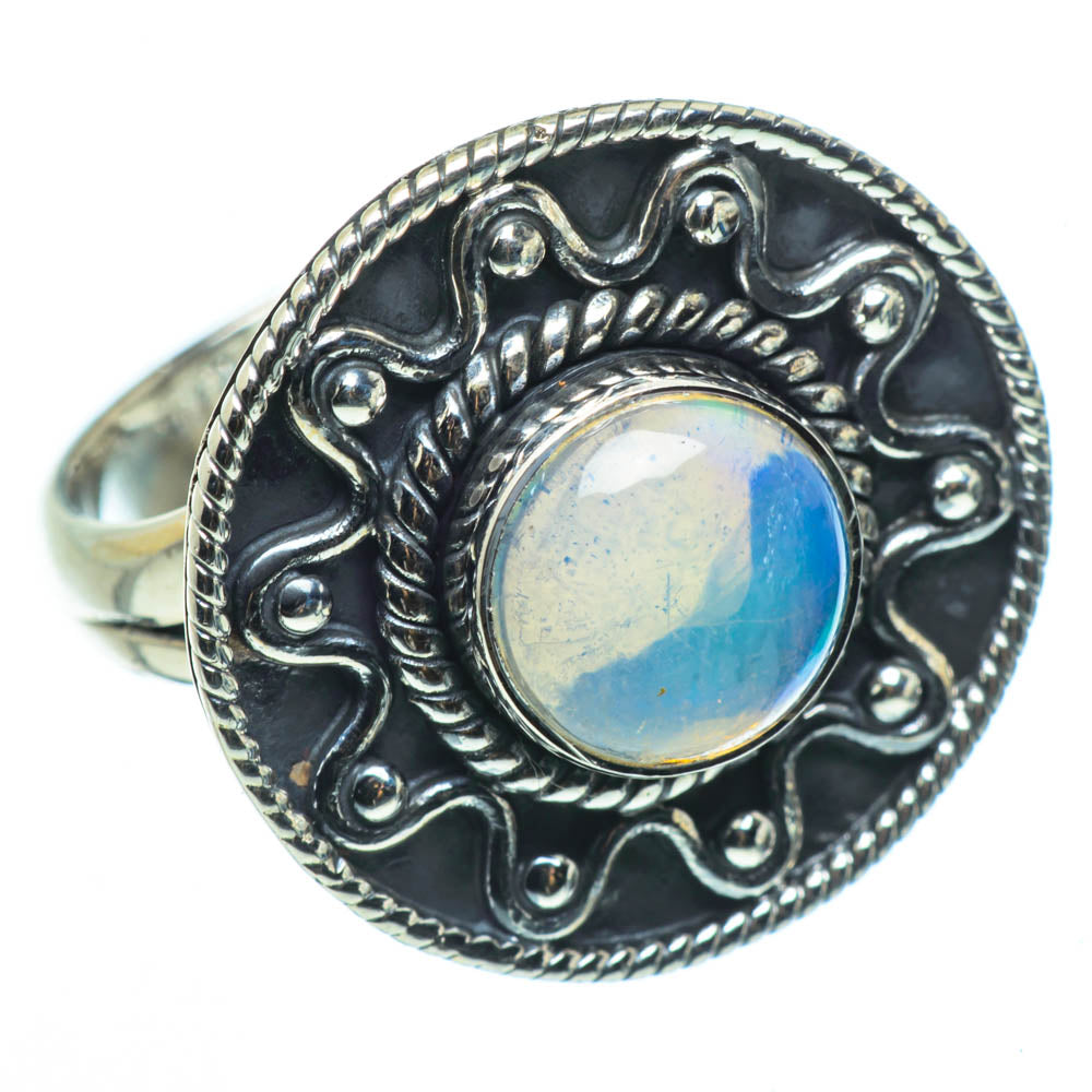 Ethiopian Opal Rings handcrafted by Ana Silver Co - RING30516
