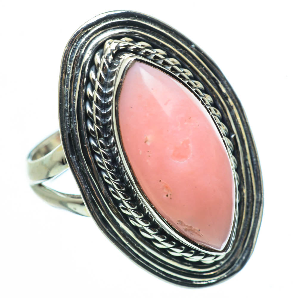 Pink Opal Rings handcrafted by Ana Silver Co - RING30544