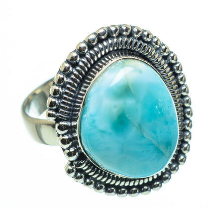 Larimar Rings handcrafted by Ana Silver Co - RING30557
