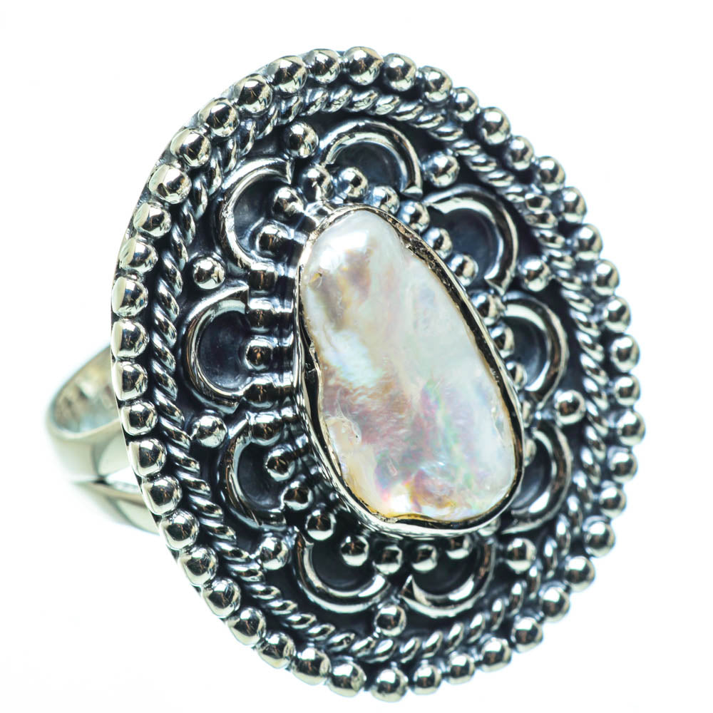 Mother Of Pearl Rings handcrafted by Ana Silver Co - RING30642