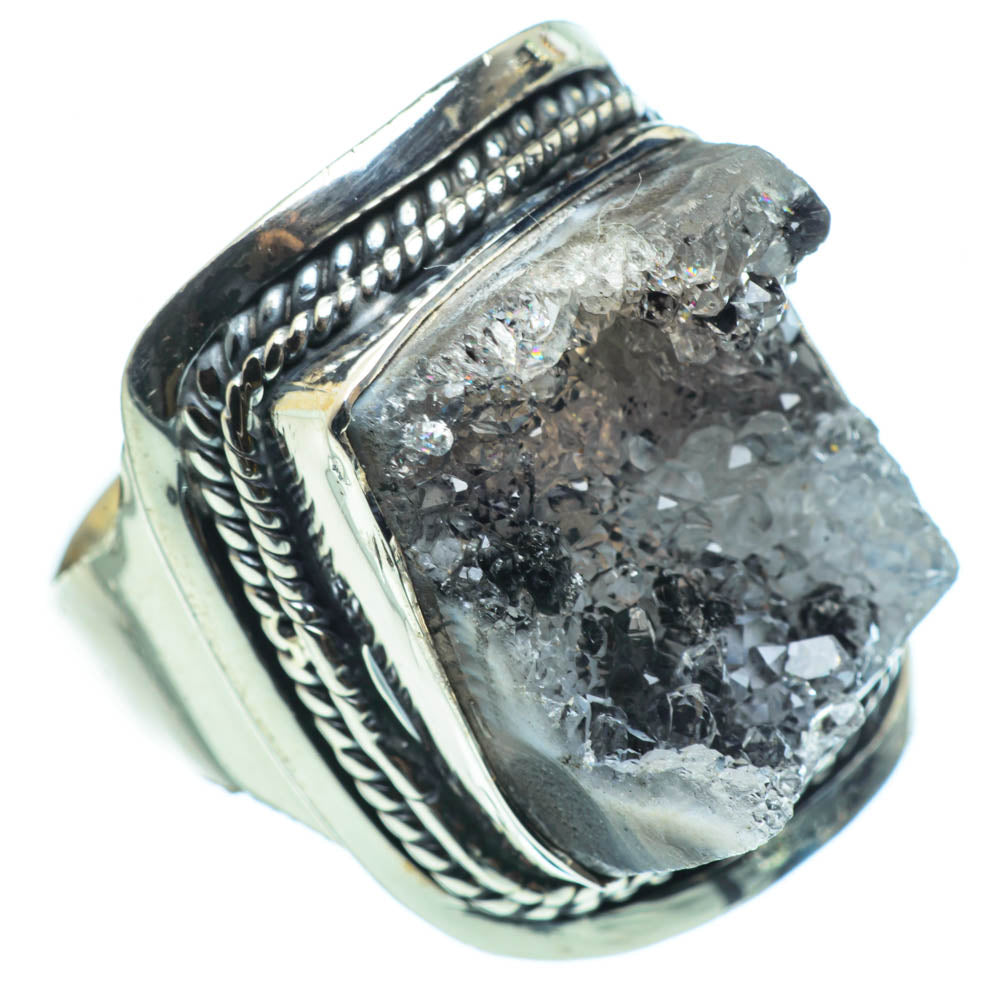 Desert Druzy Rings handcrafted by Ana Silver Co - RING30798
