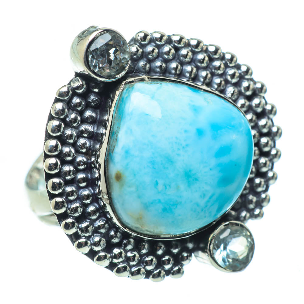 Larimar Rings handcrafted by Ana Silver Co - RING30864