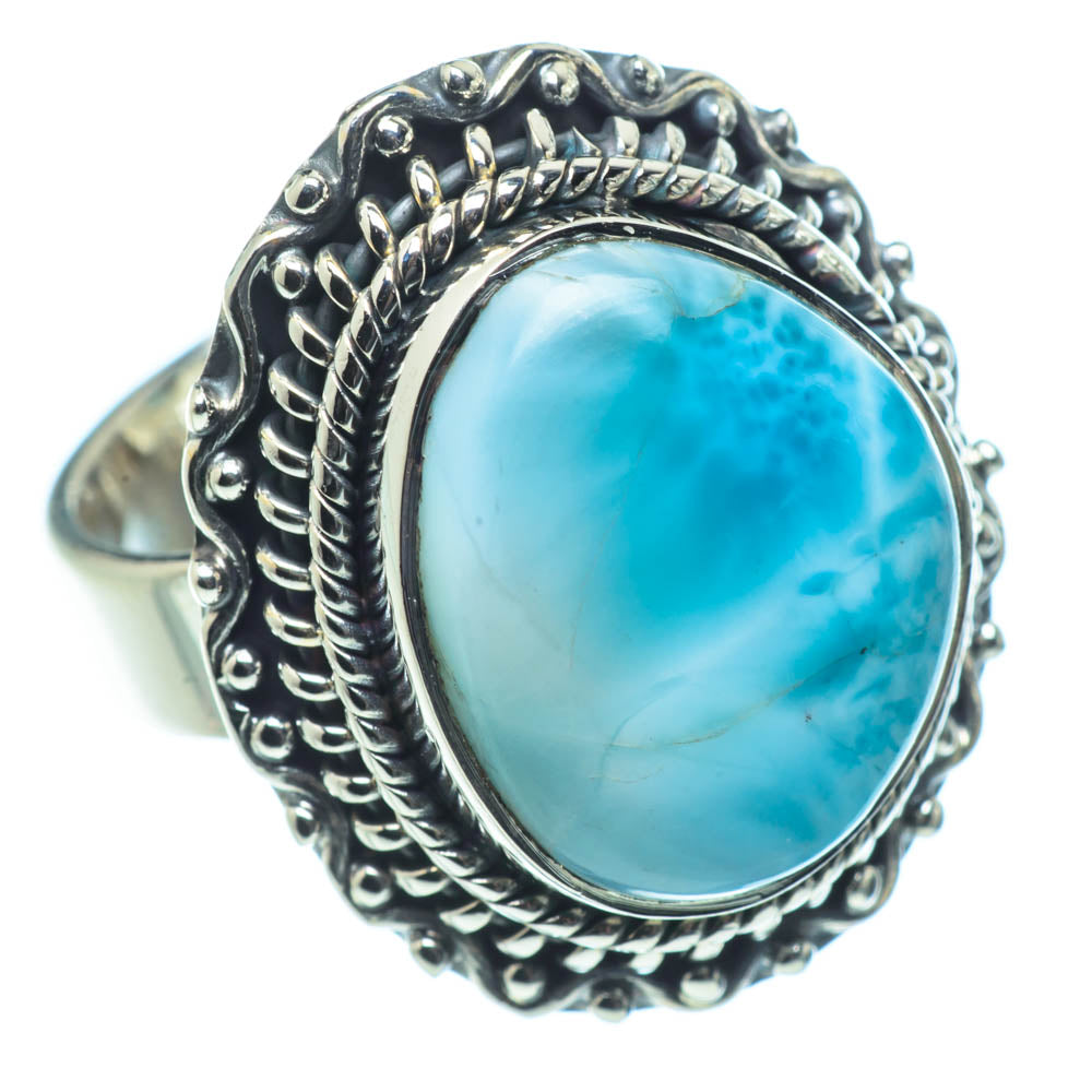 Larimar Rings handcrafted by Ana Silver Co - RING30932